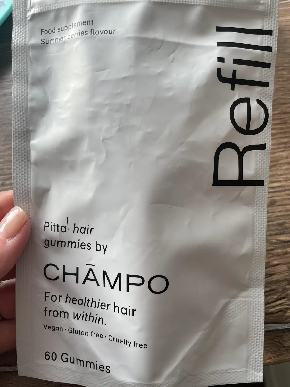 Chāmpo daily growth set haargroeiset serum gummies