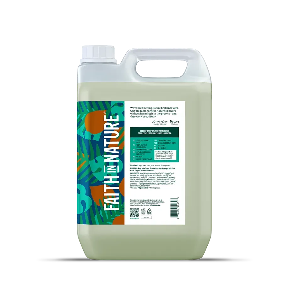 Faith in Nature Coconut handzeep 5L hydraterend