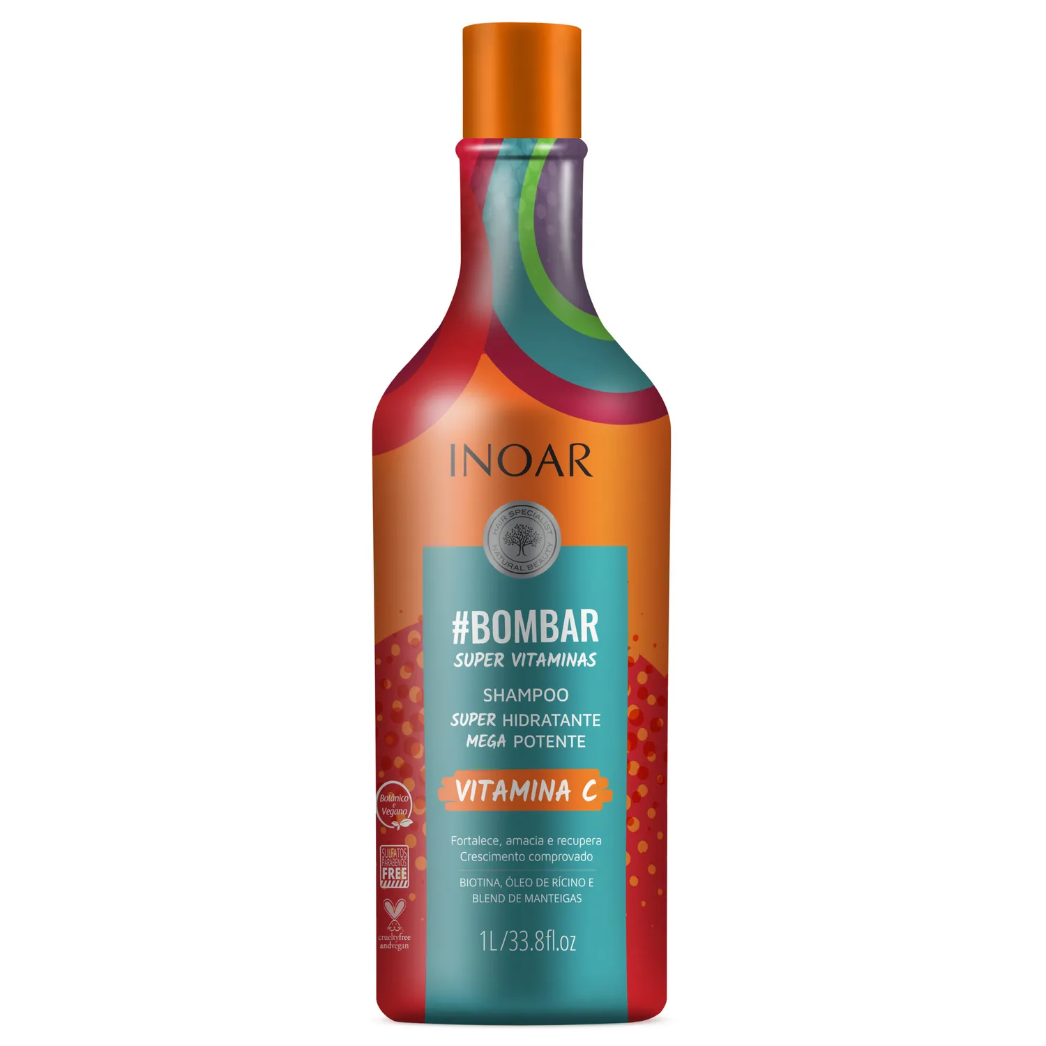 Inoar Bombar Super Vitaminas Shampoo Set Groei