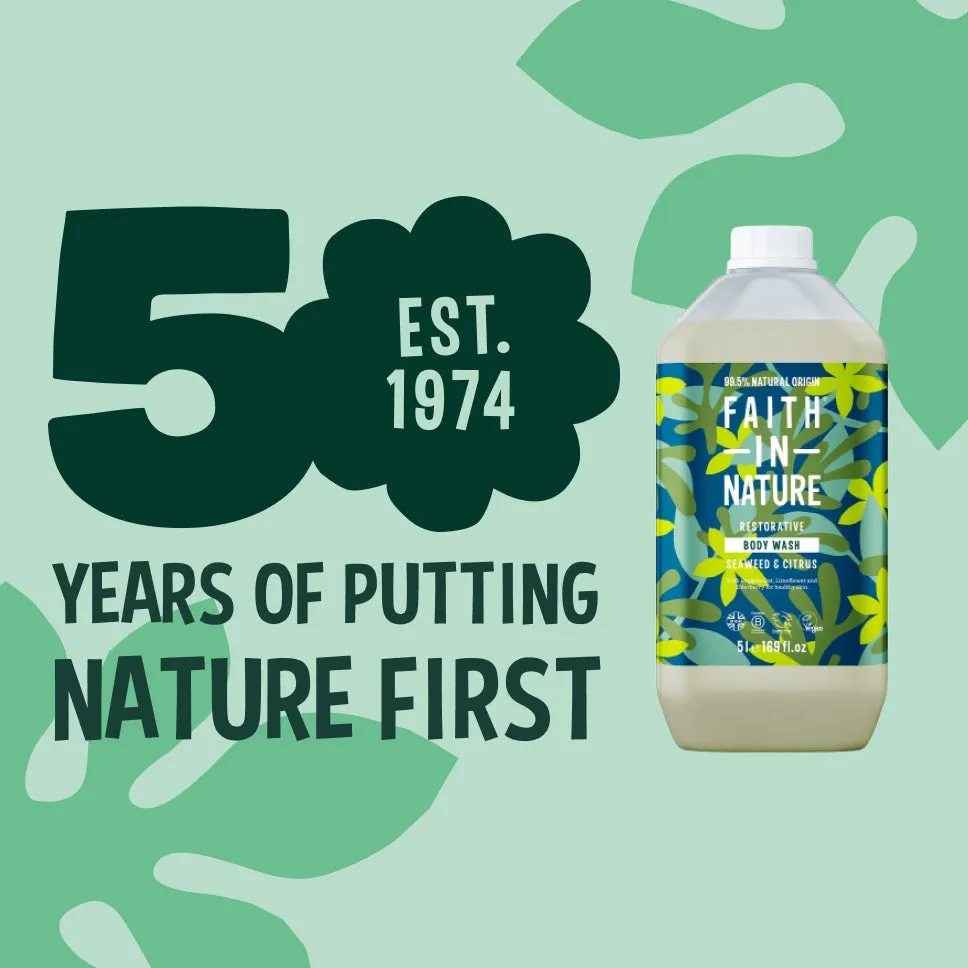 Faith in Nature Seaweed bodywash 5L navulling