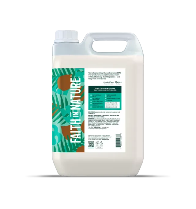 Faith in Nature Coconut hand- en bodylotion 5L kokos