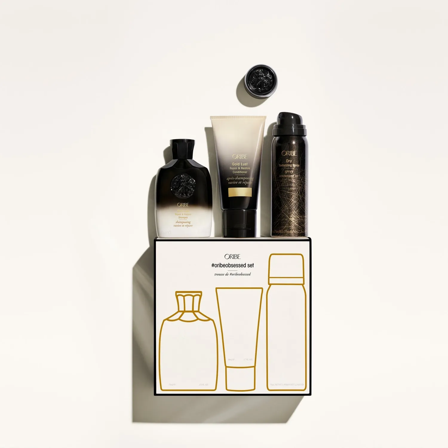 Oribe #oribeobsessed Set reisset Gold Lust + spray