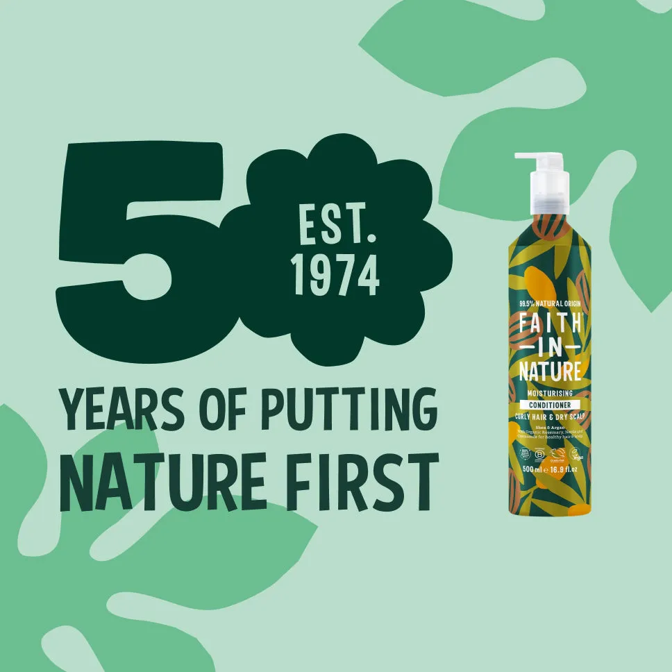 Faith in Nature Shea & Argan conditioner 500ml krul aluminium