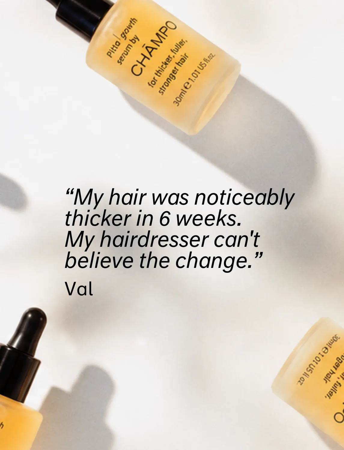 Chāmpo Pitta Growth Serum haargroei serum 30ml dun haar