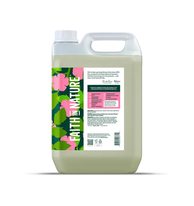 Faith in Nature Wild Rose shampoo normaal haar 5L