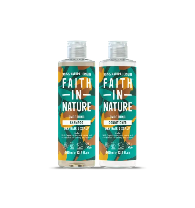 Faith in Nature Jojoba shampoo & conditioner set 2x400ml
