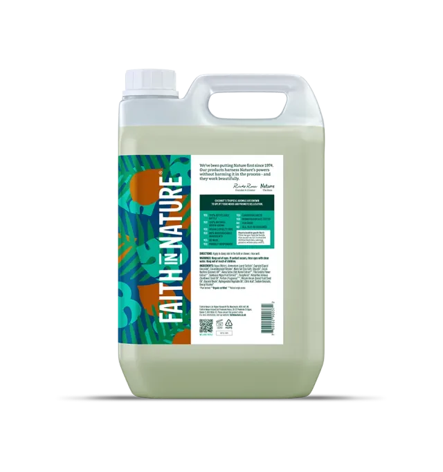 Faith in Nature Coconut bodywash 5L navulling