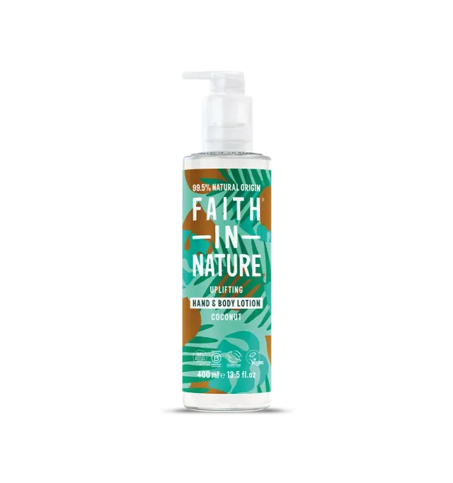 Faith in Nature Coconut hand & body lotion 400ml droge huid