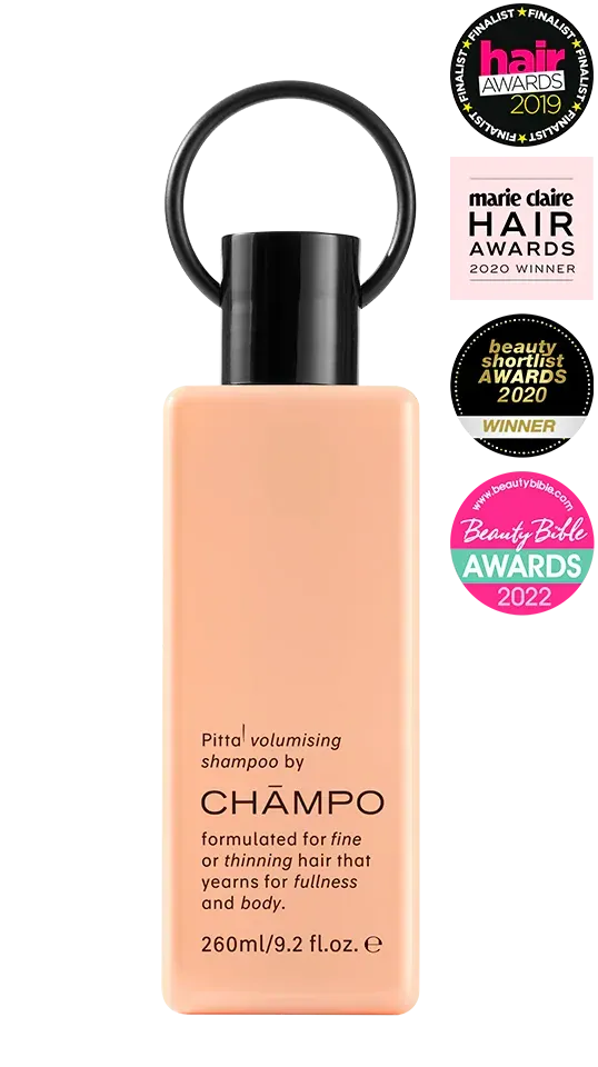 Chāmpo Pitta volumising shampoo 260 ml voor fijn haar