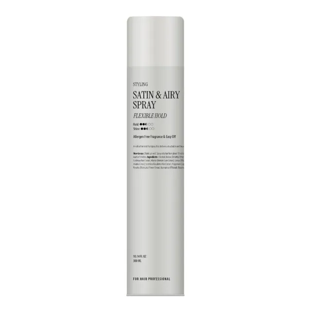 Curly Shyll Satin & Airy Spray Light haarspray 300ml lichte fixatie