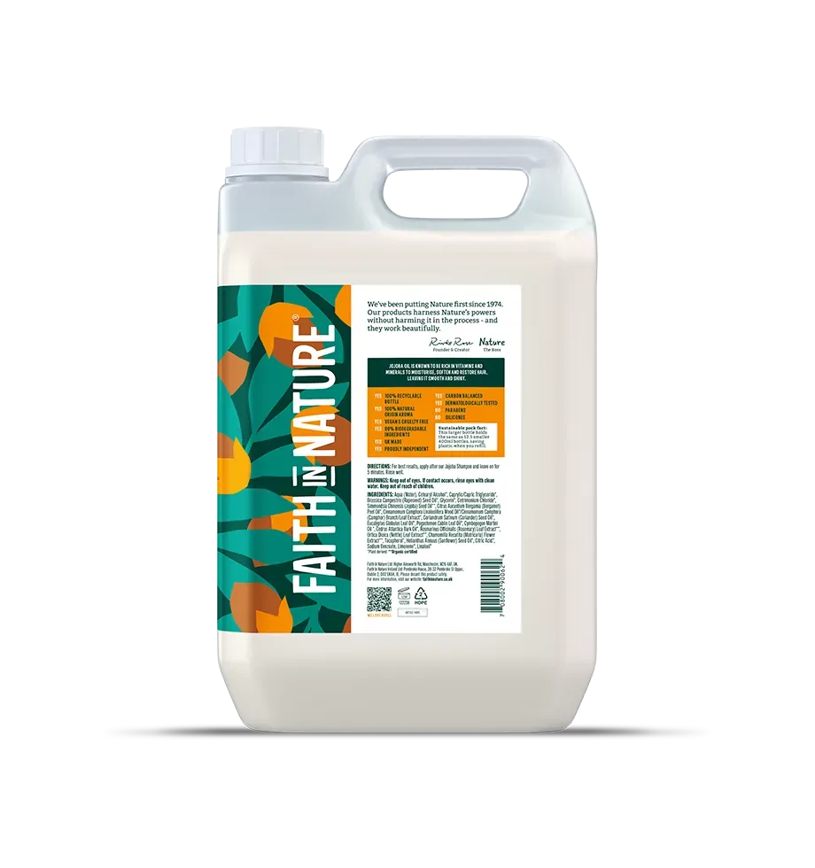 Faith in Nature Jojoba conditioner 5L glad droog haar