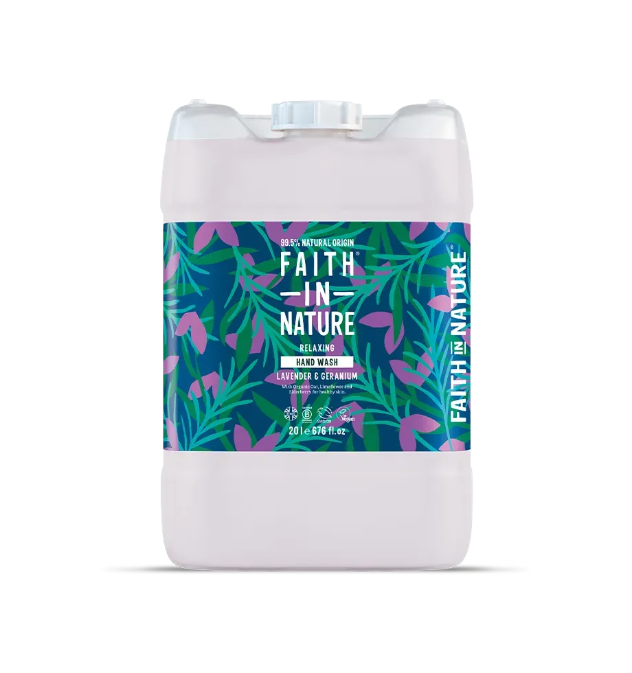 Faith in Nature Lavender & Geranium handzeep 20L navulling