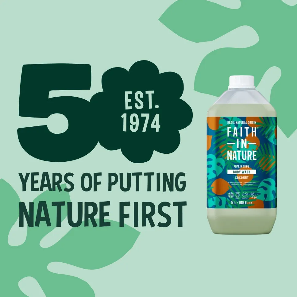 Faith in Nature Coconut bodywash 5L navulling
