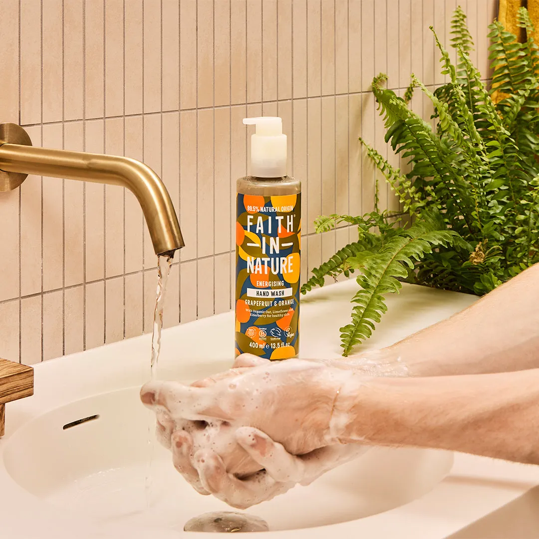 Faith in Nature Grapefruit & Orange handzeep duo fris