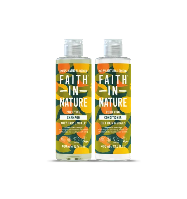 Faith in Nature Grapefruit & Orange shampoo conditioner set vet