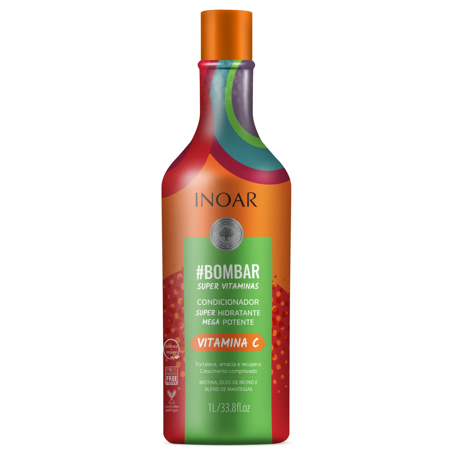 Inoar Bombar Super Vitaminas Shampoo Set Groei