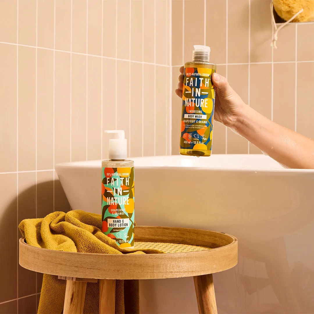 Faith in Nature Grapefruit & Orange douchegel duo 2x400ml