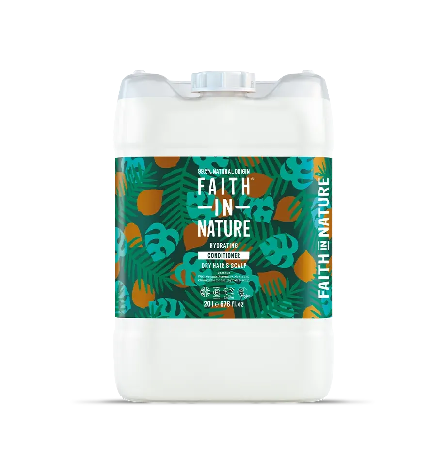 Faith in Nature Coconut conditioner 20L droog haar