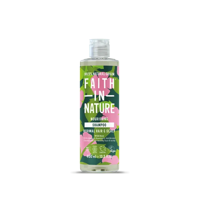 Faith in Nature Wild Rose shampoo 400ml normaal haar
