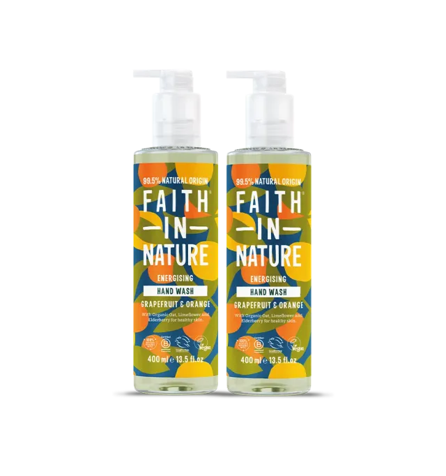 Faith in Nature Grapefruit & Orange handzeep duo fris
