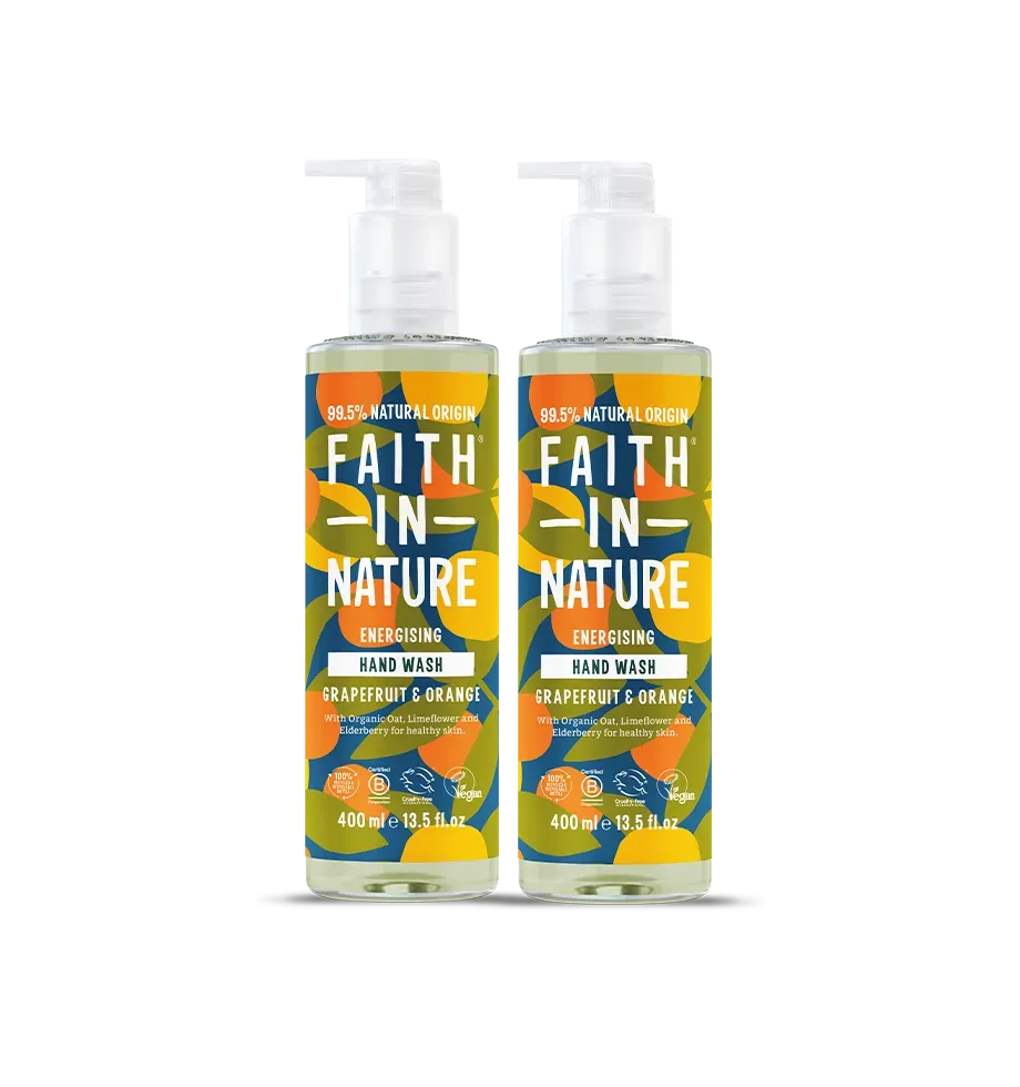 Faith in Nature Grapefruit & Orange handzeep duo fris