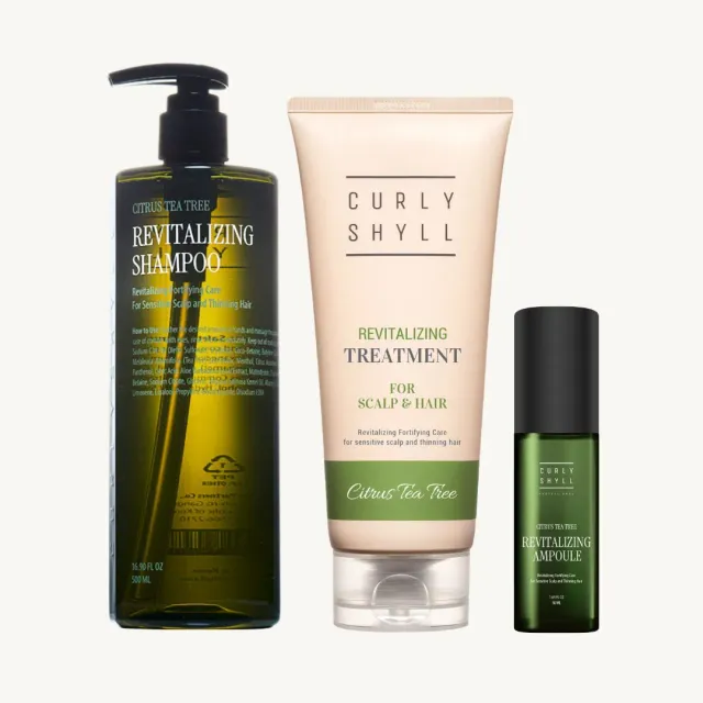 Curly Shyll Revitalizing haarset tegen haaruitval 2-delig