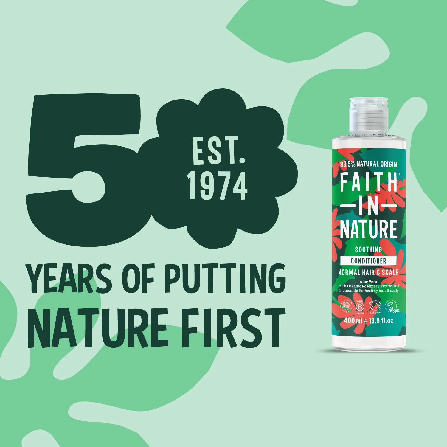 Faith in Nature Aloe Vera conditioner 400ml normaal haar