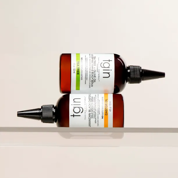 TGIN Tea Tree Olive Oil Detoxifying haarserum 4 oz droge hoofdhuid