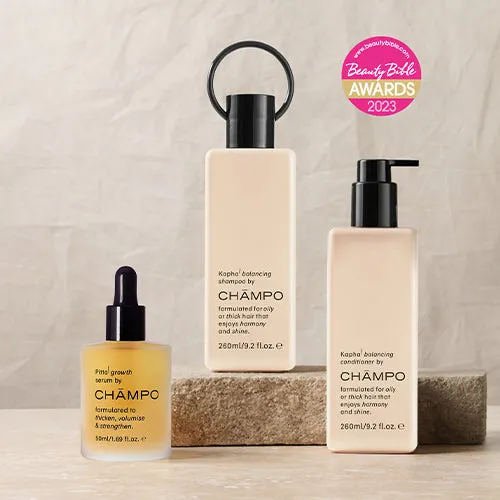 Chāmpo Kapha Balancing System+ haarset vet haar