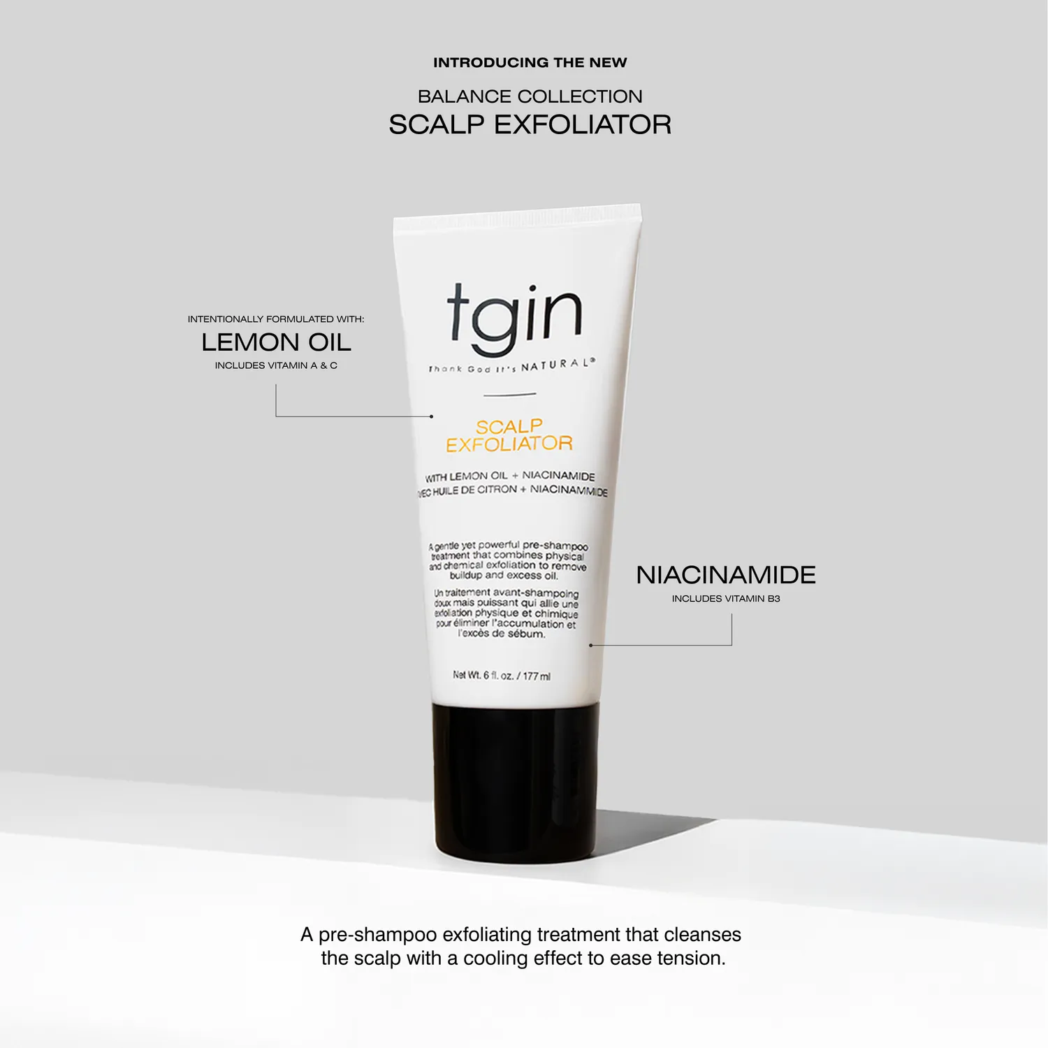 TGIN Balance Scalp Exfoliator hoofdhuidscrub niacinamide