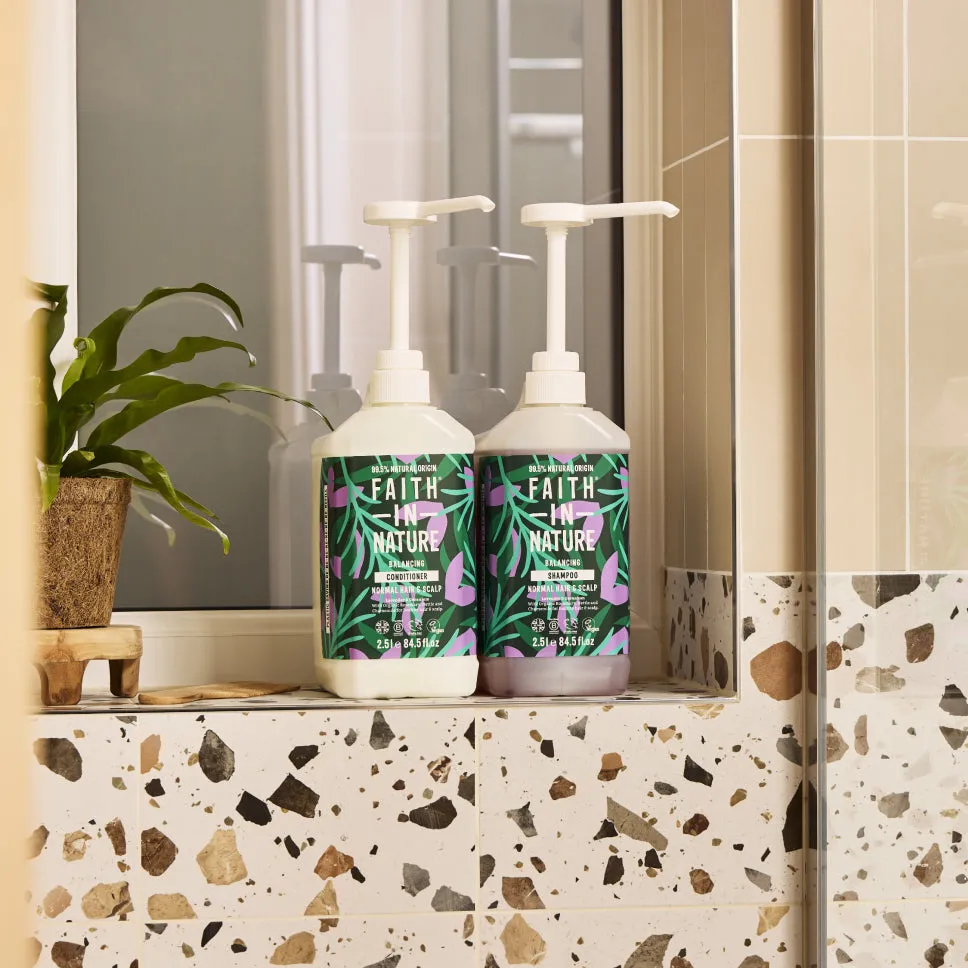 Faith in Nature Lavender & Geranium shampoo 2,5L normaal haar