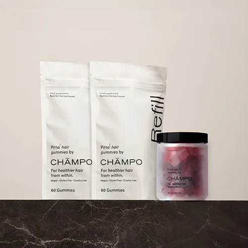 Chāmpo Hair Gummies haargummies startersset 12 weken