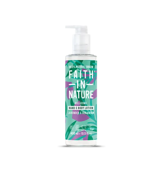 Faith in Nature Lavender & Geranium bodylotion 400ml droge huid