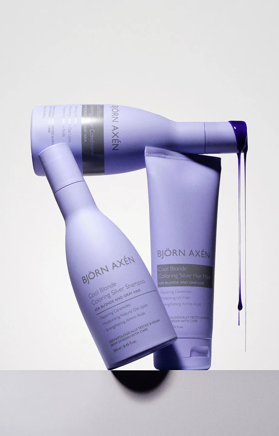 Björn Axén Cool Blonde Coloring Silver zilvershampoo geel uit blond