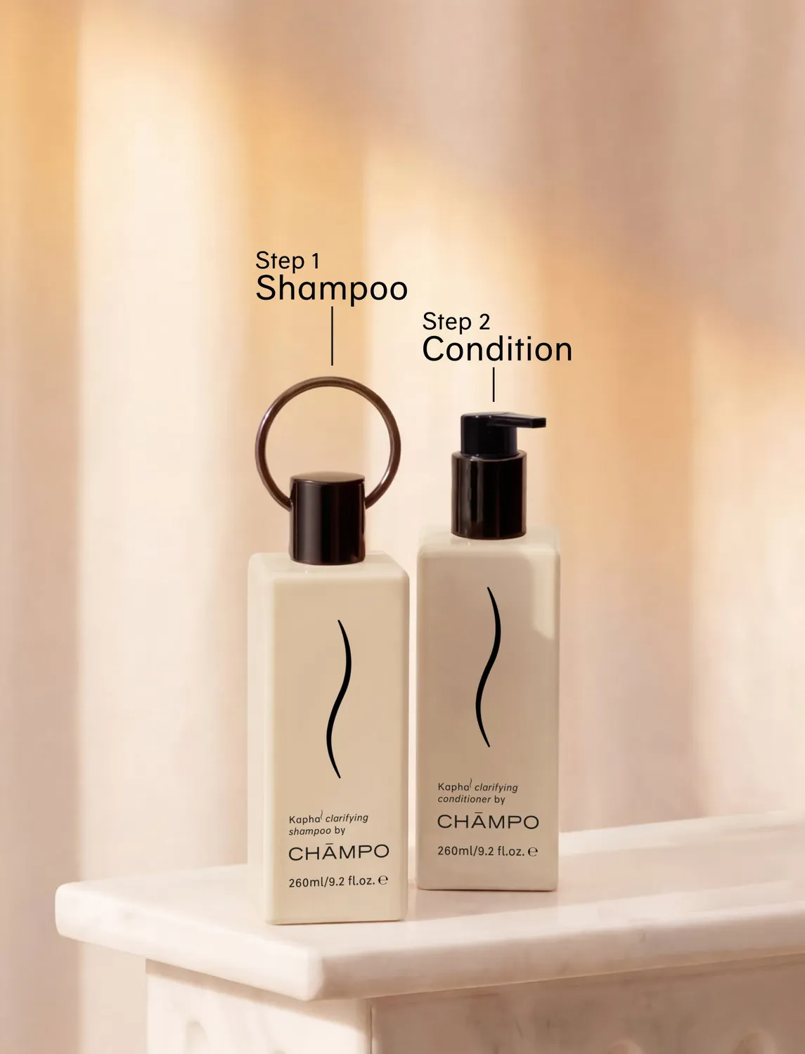 Châmpo Balancing haarset 2x260ml vet haar