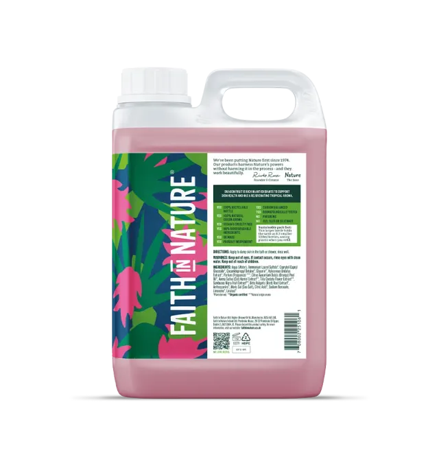 Faith in Nature Dragon Fruit douchegel 2,5L fruitig