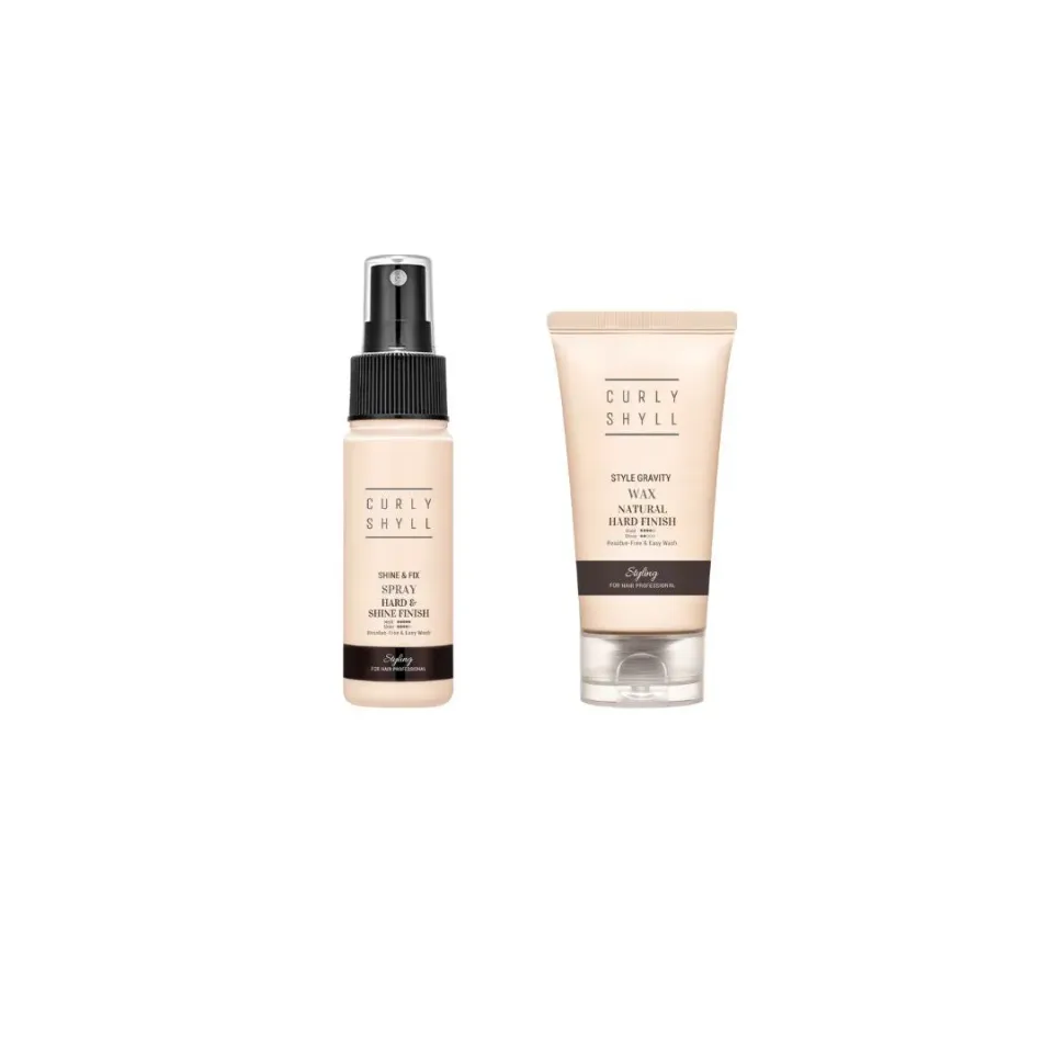 Curly Shyll Styling travelkit fixatiespray glans