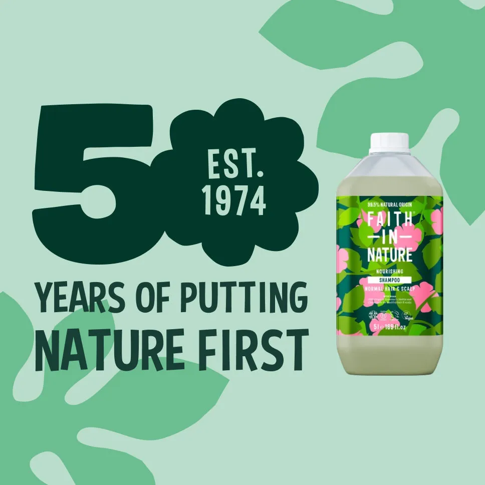 Faith in Nature Wild Rose shampoo normaal haar 5L