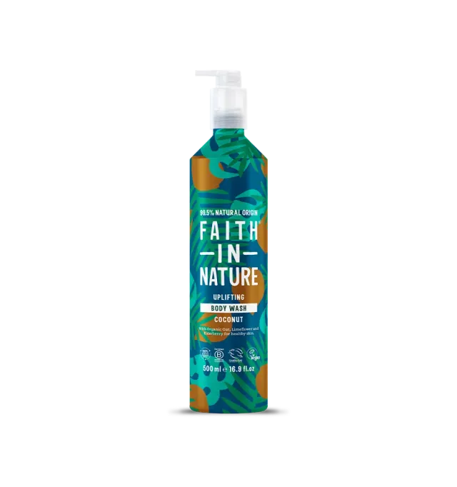 Faith in Nature Coconut bodywash douchegel 500ml aluminium