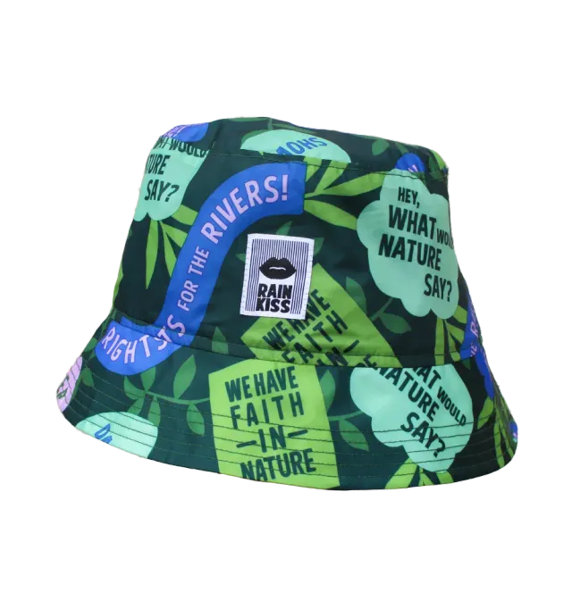 Faith in Nature x Rainkiss bucket hat gerecycled S/M M/L