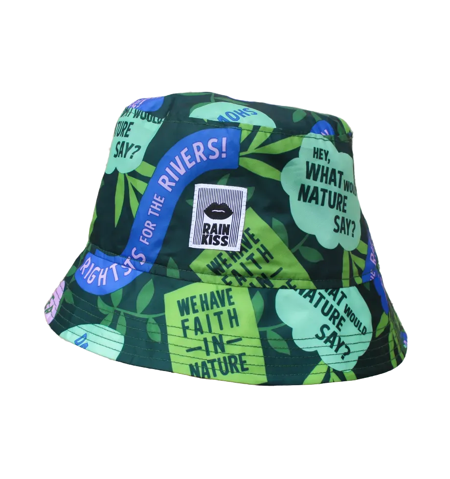 Faith in Nature x Rainkiss bucket hat gerecycled S/M M/L