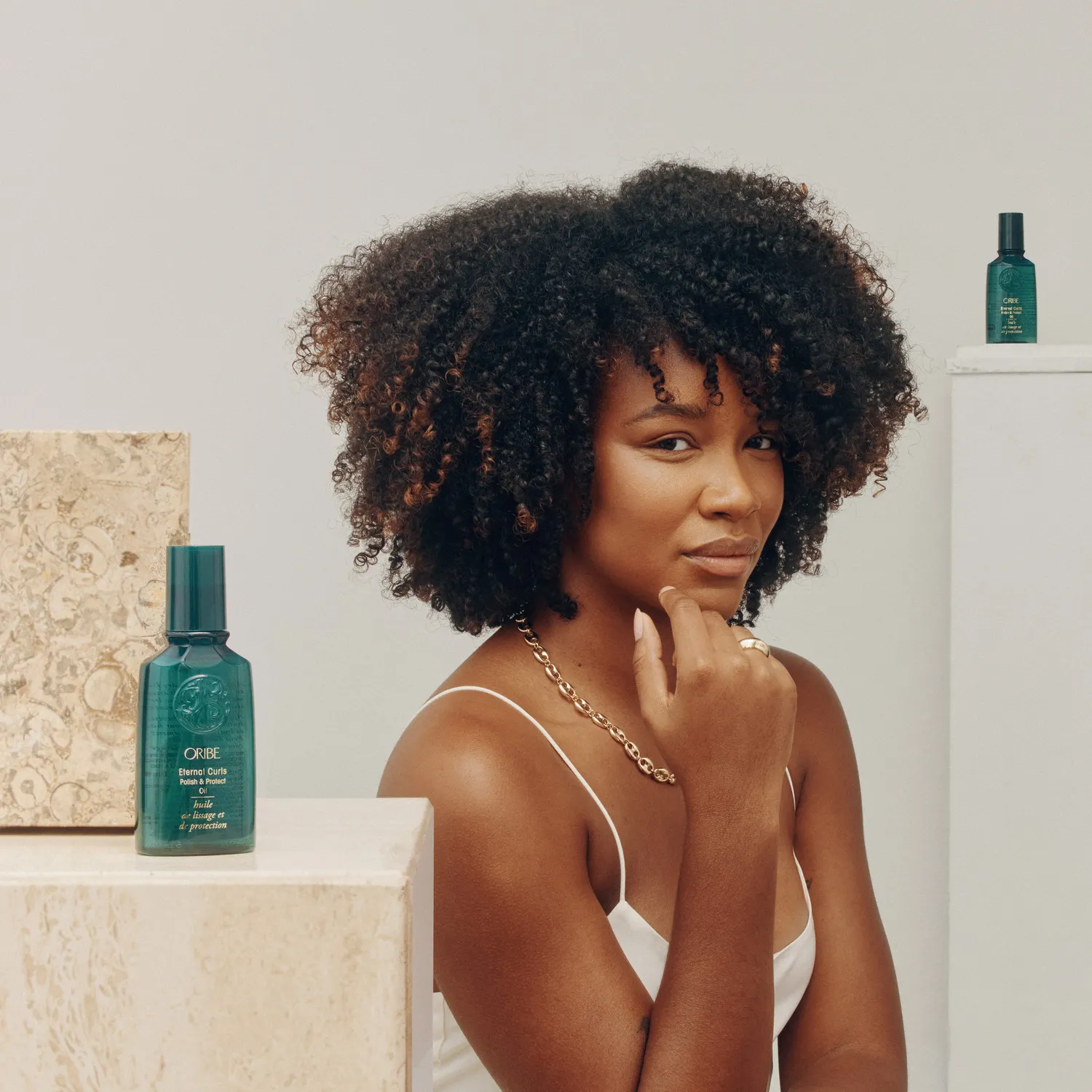 Oribe Eternal Curls Polish & Protect haarolie standaard krullen