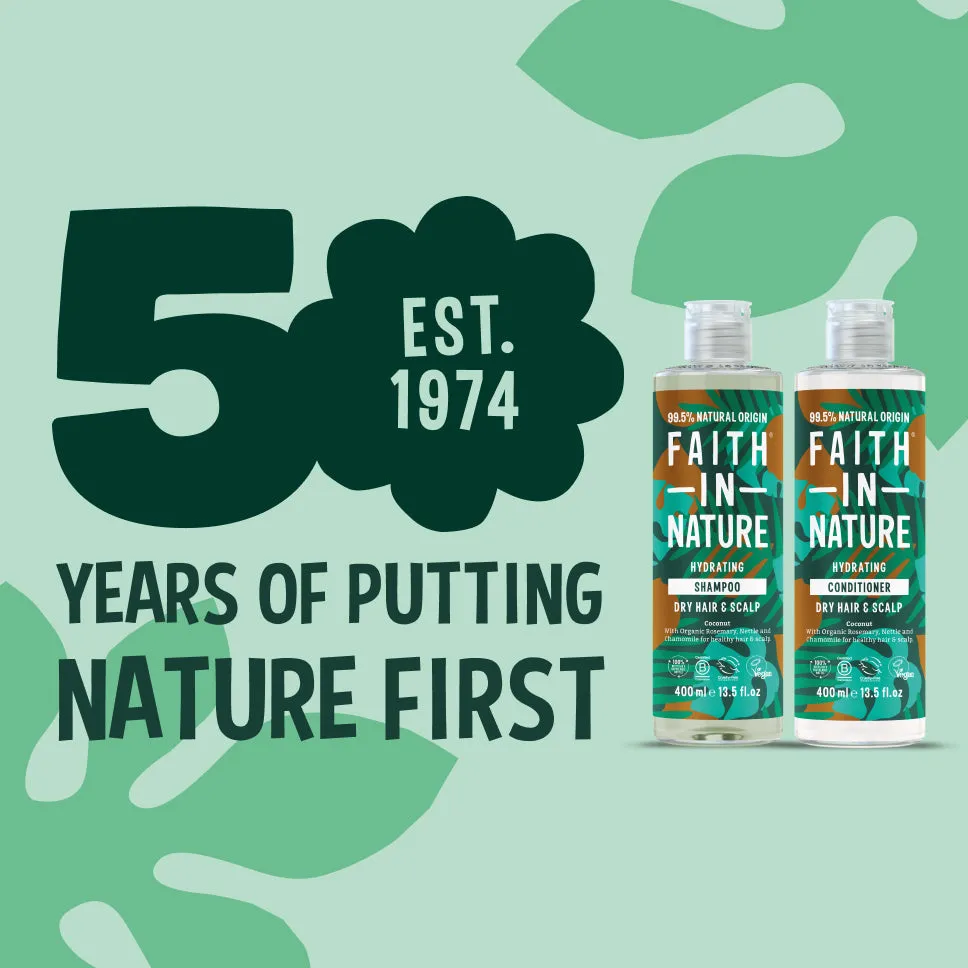 Faith in Nature Coconut shampoo set 400ml droog haar hydraterend