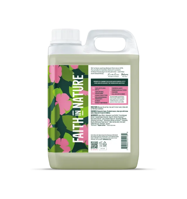 Faith in Nature Wild Rose shampoo 2,5L normaal haar