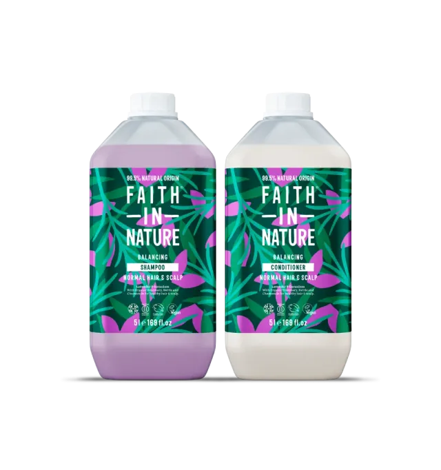 Faith in Nature Lavender & Geranium shampoo set 5L