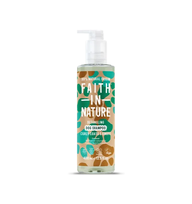 Faith in Nature Coconut hondenshampoo ontwarrend krulvacht