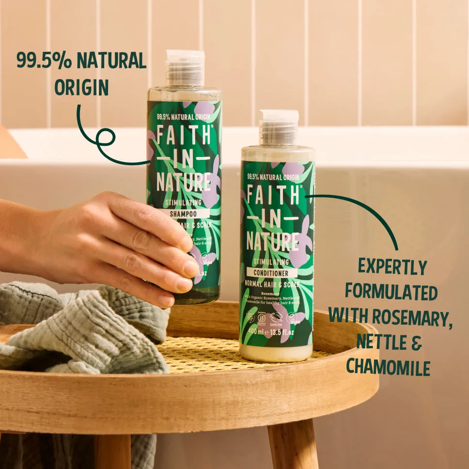 Faith in Nature Rosemary shampooset 2x400ml normaal