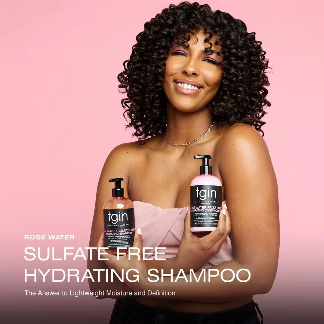 TGIN Rose Water Sulfate-Free shampoo 13 oz hydraterend