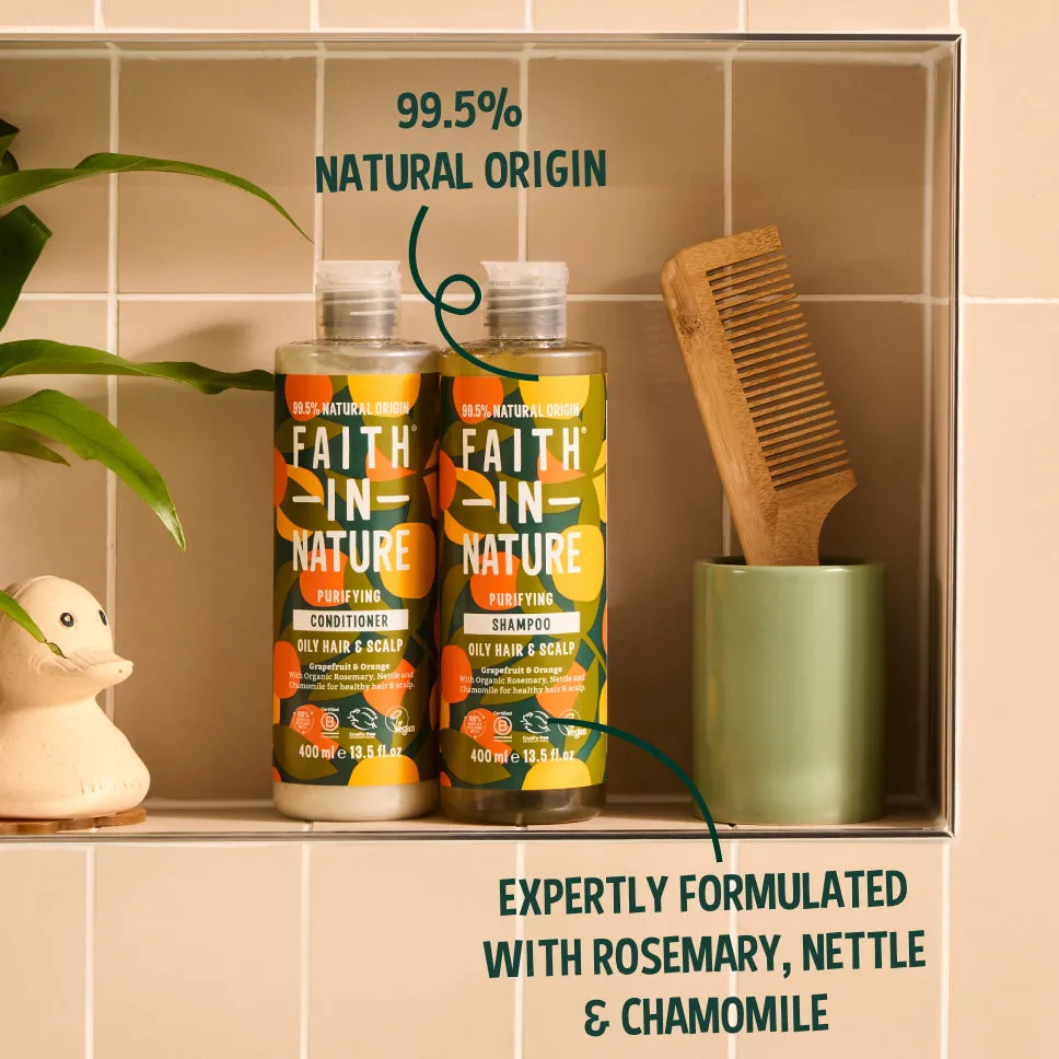 Faith in Nature Grapefruit & Orange shampoo 400ml vet haar