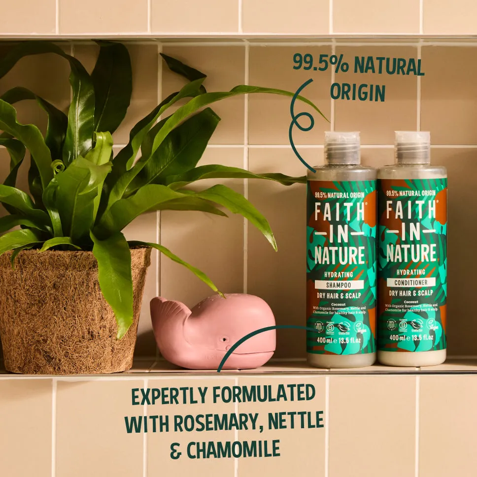 Faith in Nature Coconut shampoo 400ml droog haar
